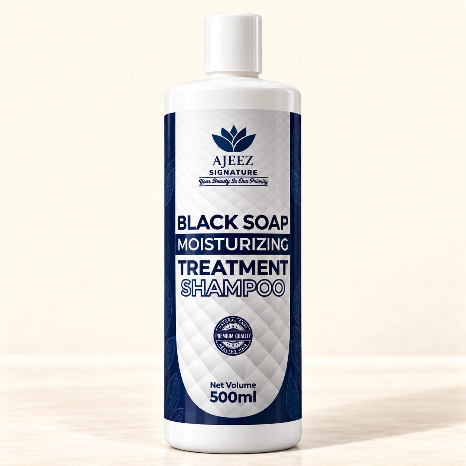 Ajeez Signature Black Soap Moisturizing Treatment Shampoo 500ml