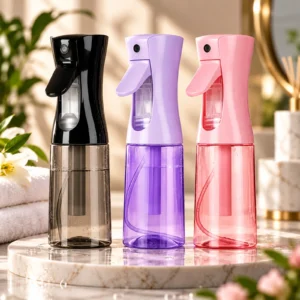 Mist Bottle in black, lilac and pink
