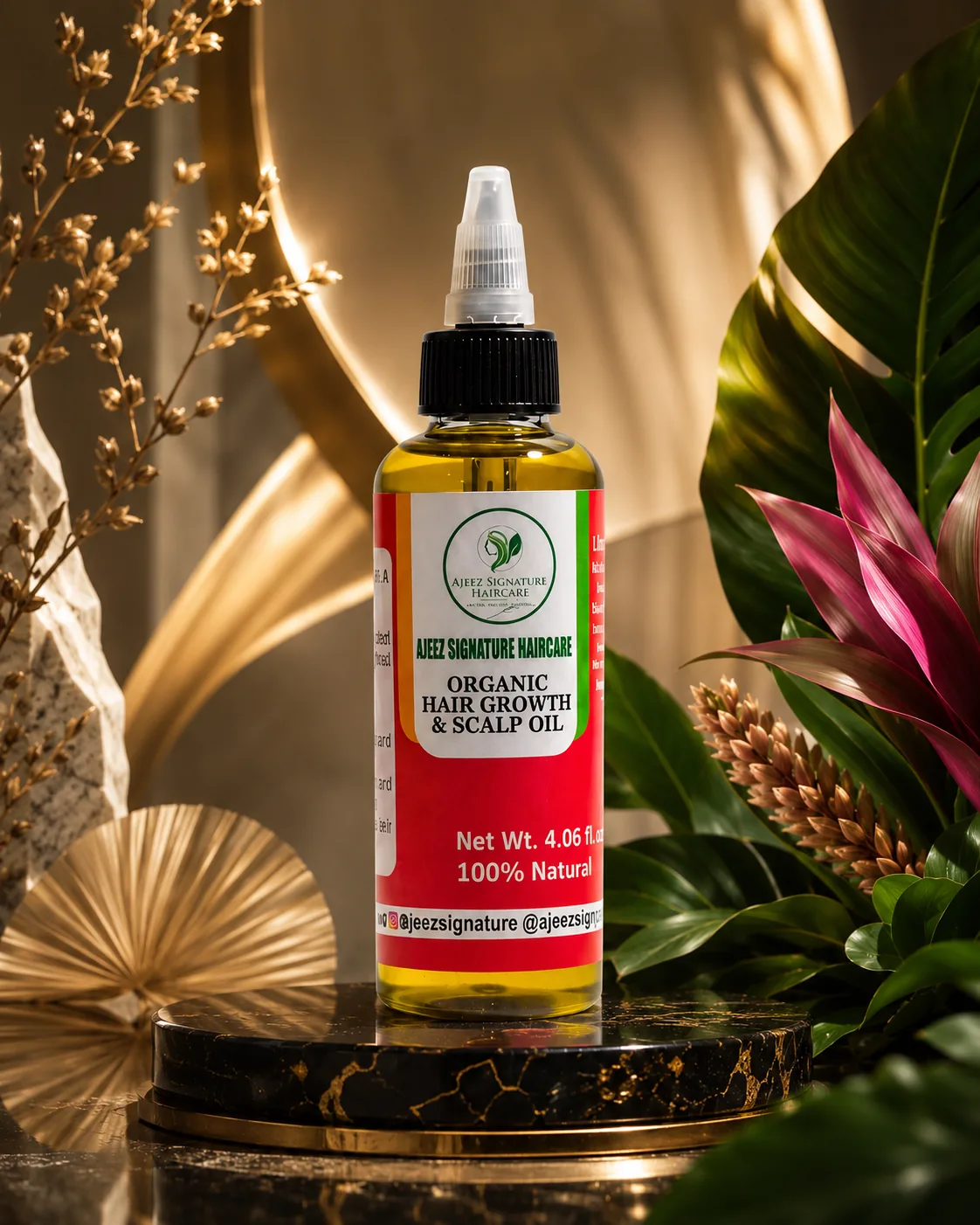 Organic Hair Growth and Scalp Oil